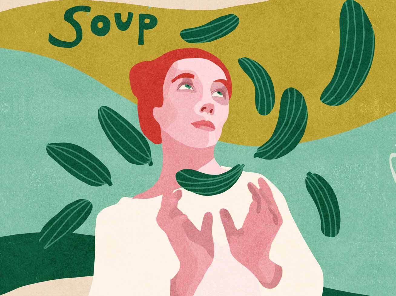 food drinkillustration  by sylwia kubus