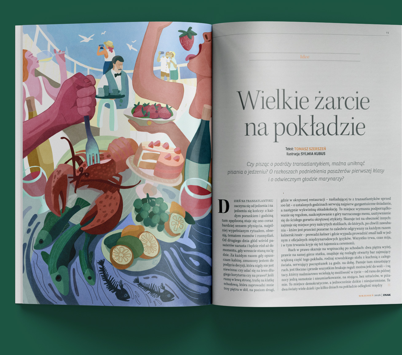editorial for znak magazine by sylwia kubus